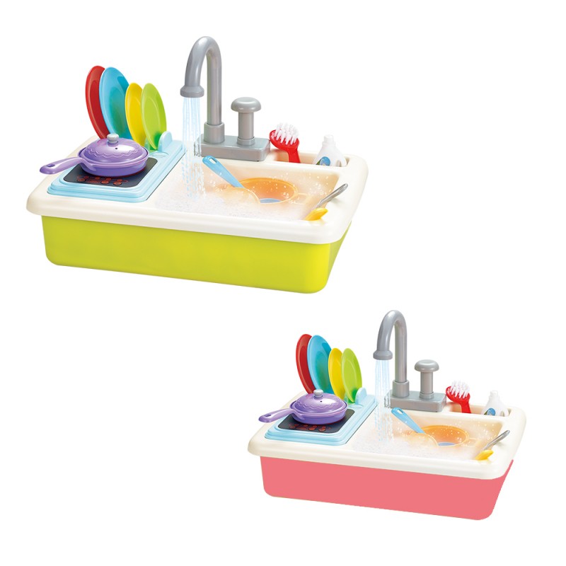 Huiye cocina de juguete Amazon Kids Plastic Pretend Play Kitchen Set Kitchen Set kitchen faucet with side sprayer