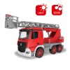 Huiye Blocks Education Ladder CarJuguetes Para Los Ninos Fire Truck Toy DIY Disassemble RC Fire Truck Toy