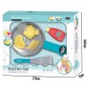 Huiye pretend play kitchen set kids toys baby cooking kitchen set toy plastic toy food set with light juguetes para ninos