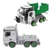 Huiye STEM Learning Gifts Construction Vehicles Play Set Take Apart Truck Toy Assembly Dump Truck Excavator Car