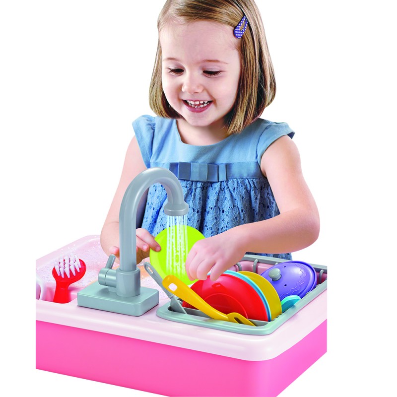 Huiye cozinha infantil  Electric Plastic  Amazon Kids Plastic Pretend Play Kitchen Set Wash Dishes kitchen play set kids