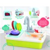 Huiye cozinha infantil  Electric Plastic  Amazon Kids Plastic Pretend Play Kitchen Set Wash Dishes kitchen play set kids