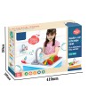 Huiye Kitchen Toys Dish Washing Sink Pretend Play Set Console Electric Wash Up With Running Water Dishwasher Role Play