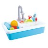 Huiye Cocina De Juguete Dish Wash Sink Pretend Play Set Electric Wash Up With Running Water Kitchen Sink Toys