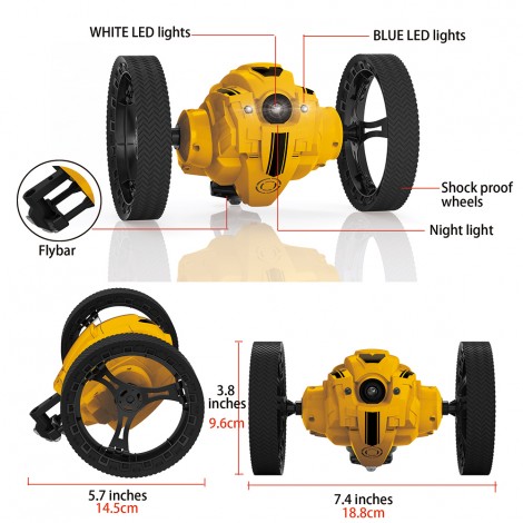 amazon amazon 2.4Ghz Wireless radio control toys Jump remote control car toys Bounce kids toys No WiFi juguetes jouet