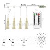Wedding Decoration USB Power Hanging Starburst String Lighting With Remote Control Fairy Twinkle Lights