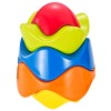 Huiye early learning toys for kids educational montessori rainbow stack up baby building toys blocks plastic stack toy