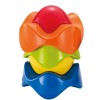 Huiye early learning toys for kids educational montessori rainbow stack up baby building toys blocks plastic stack toy