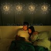 Flower Shape Led Hanging Starburst Lamp Christmas Party Wedding Holiday Decoration Lighting With Remote Control
