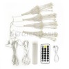 Flower Shape Led Hanging Starburst Lamp Christmas Party Wedding Holiday Decoration Lighting With Remote Control