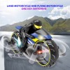 Mini Quadcopter Drone Rc Car toys cheap Racing 2-in-1 Land/Air Mode One Key Switch Flying Motorcycle 2.4G radio control toys