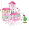 Huiye 2020 Dream house DIY dollhouse miniature house  beauty doll sweet girl doll with house toy christmas gift for sale