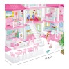 Huiye 2020 Dream house DIY dollhouse miniature house  beauty doll sweet girl doll with house toy christmas gift for sale
