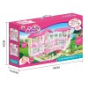 Huiye 2020 Dream house DIY dollhouse miniature house  beauty doll sweet girl doll with house toy christmas gift for sale