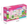 Huiye 2020 Doll House Toys Plastic Material Model villa house girl toy princess castle set DIY dollhouse kit