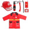 Huiye 7pcs kids firefighter costume Fire Fighter Suit Toys for kid Juguete jouet other toys