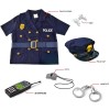 Huiye 6pcs pretend play toys Kids Police Play Set Children Role Play Costume Police Costume For Child