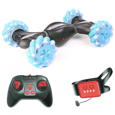 Huiye Twisted Climbing rc car Hand Gesture Control RC Stunt Car Double sided 360 spins rc car juguetes al por mayor