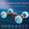 Huiye Twisted Climbing rc car Hand Gesture Control RC Stunt Car Double sided 360 spins rc car juguetes al por mayor