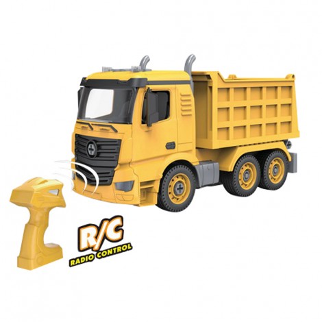Huiye Wholesale China Toy 2.4G DIY Engineering Assemble Truck  Education Plastic Radio Control Assembly Truck