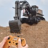 1:14 22-way RC hobby car with remote control for children alloy Engineering Construction vehicle excavator big rc truck jugetes