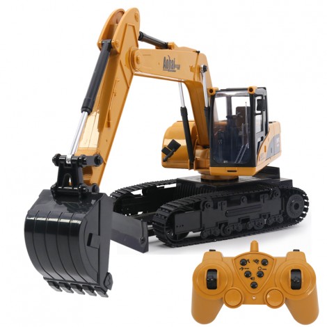 1:10 12 channel  RC toys car with remote control truck for children Construction vehicle excavator big rc truck jugetes