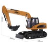 1:10 12 channel  RC toys car with remote control truck for children Construction vehicle excavator big rc truck jugetes