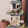 HY 2020 pretend play kitchen toys cocina de juguete big kitchen set kids kitchen set toy menajes shop set toy