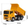 Huiye remote control dump truck rc truck boys toys radio control toys gas rc cars and trucks speelgoed