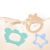 Huiye Sensory Baby Teething Toys, Soft Bpa Free Baby Teether, Food Grade Silicone Teether