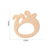 Huiye Sensory Baby Teething Toys, Soft Bpa Free Baby Teether, Food Grade Silicone Teether