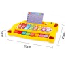 Huiye toy electronic organ toys knocking a harp 8 sound piano music instrument set xylophone