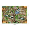 Huiye alfombra education dinosaur toy baby carpet Playmat ludo games with friction toy vehicles play mats