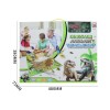 Huiye alfombra education dinosaur toy baby carpet Playmat ludo games with friction toy vehicles play mats