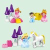 Huiye prince princess dating in the castle with figure construction building block toys compatible legoing