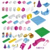 Huiye prince princess dating in the castle with figure construction building block toys compatible legoing