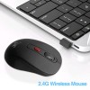2.4G Wireless Battery Mouse Computer Accessories OEM Customized 6D Gaming Mouse with Wireless Mouse Receiver