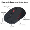2.4G Wireless Battery Mouse Computer Accessories OEM Customized 6D Gaming Mouse with Wireless Mouse Receiver