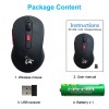 2.4G Wireless Battery Mouse Computer Accessories OEM Customized 6D Gaming Mouse with Wireless Mouse Receiver