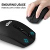 2.4G Wireless Battery Mouse Computer Accessories OEM Customized Multi-color High Quality Wireless Battery Mouse