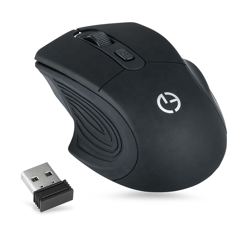 2021 Hot Sell Universal Wireless Battery Mouse Unique Design Computer Accessories Wireless Gaming Mouse with Nano Mouse Receiver