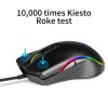 Shenzhen Manufacture OEM 6400dpi Adjustable Optical Wired Computer Gaming Mouse Custom Logo Colorful RGB Wired Gaming Mouse