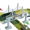 Huiye New Design education DIY Assemble kids toys car track with electric car Dinosaur track toy Slot toys