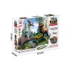 Huiye New Design education DIY Assemble kids toys car track with electric car Dinosaur track toy Slot toys