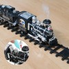 Huiye toy train slot toys Electric railway set juguetes Model Railway Rc Smoke Train Toy Sets
