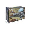 Huiye toy train slot toys Electric railway set juguetes Model Railway Rc Smoke Train Toy Sets