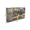 Huiye toy train slot toys Electric railway set juguetes Model Railway Rc Smoke Train Toy Sets