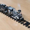 Huiye toy train electric train toy rc slot toys intelligence voice rc smoke Electric railway set