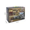 Huiye toy train electric train toy rc slot toys intelligence voice rc smoke Electric railway set