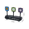 Huiye floating target shooting game Indoor game set electronic target shooting with light music pistola